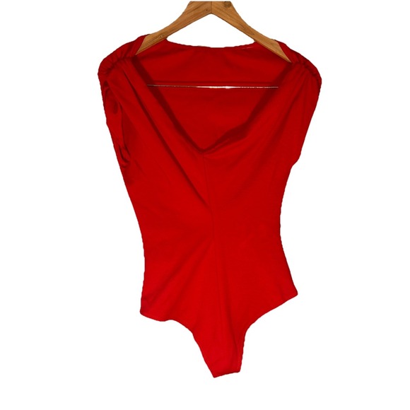 YMDUCH Short Sleeve Off The shoulder Backless Bodysuit Small - Picture 13 of 15